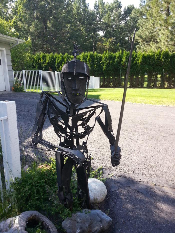 missoula yard art: guardian of greenough park