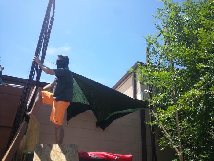 vangrd erecting urban hammock shade