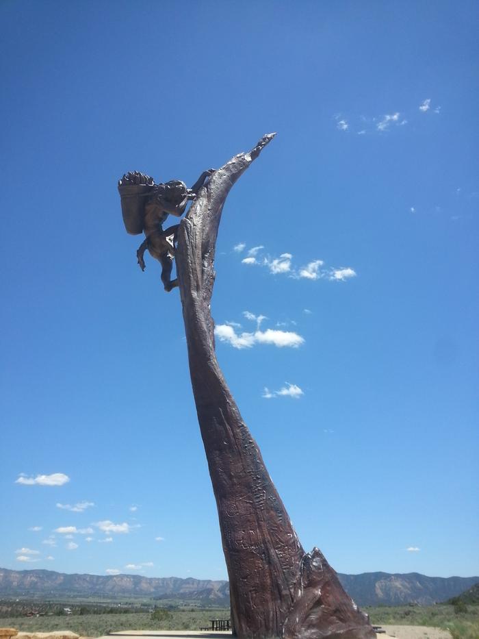 cliffdweller statue