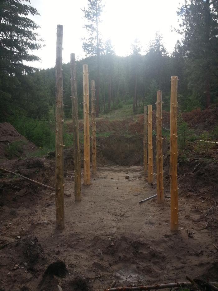 Sean's posts in the ground