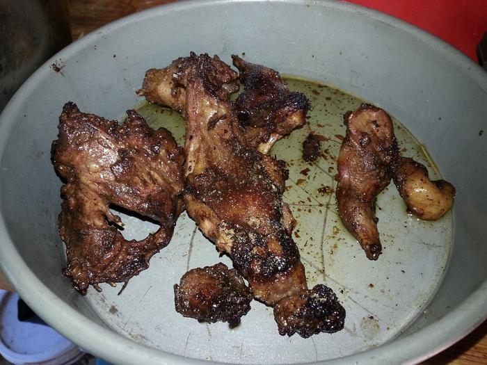 fried ground squirrel for lunch