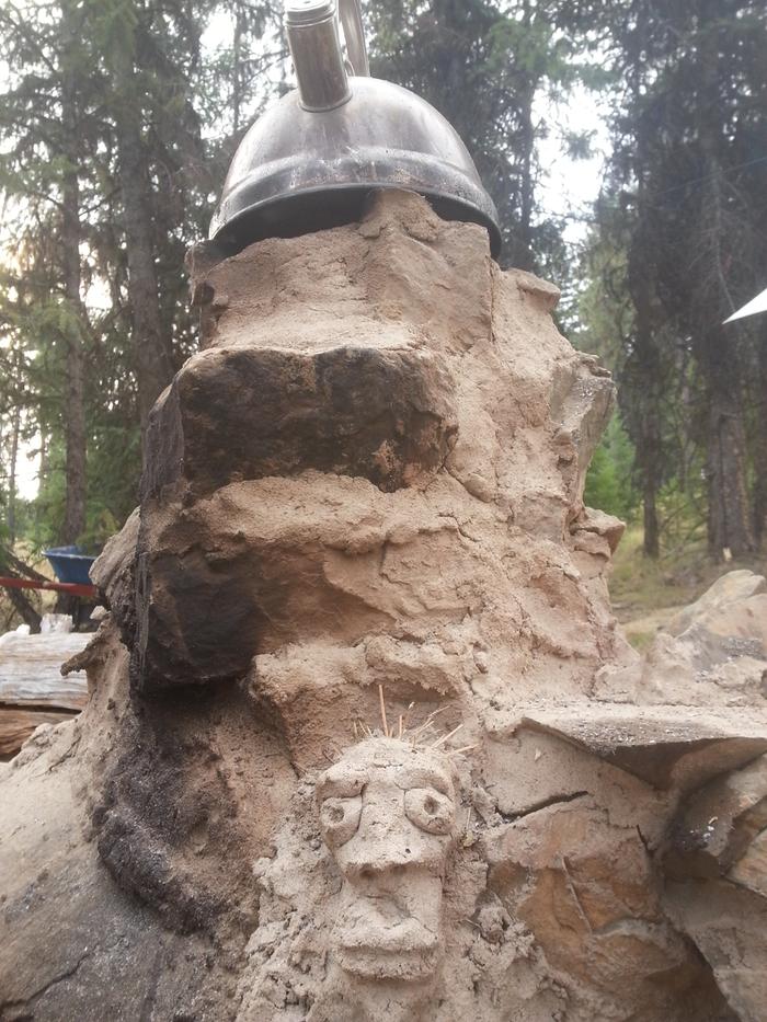 kai's cobgoblin sculpture at Camp Kimchi
