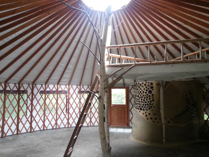 yurt at quiet creek farm