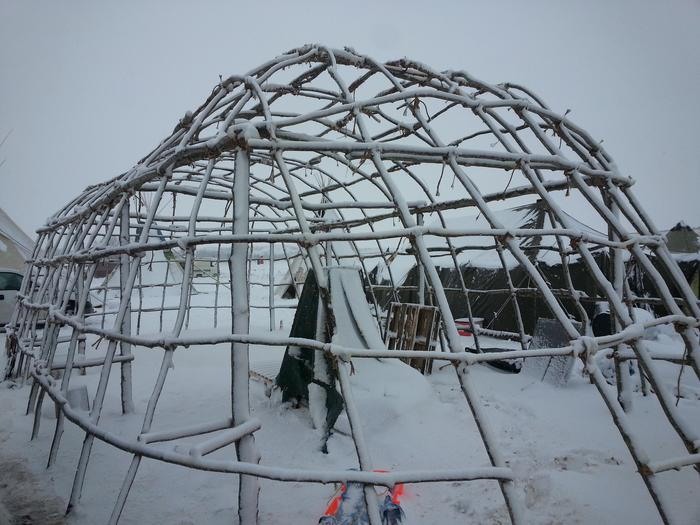 Roundwood School Building at Oceti Sakowin