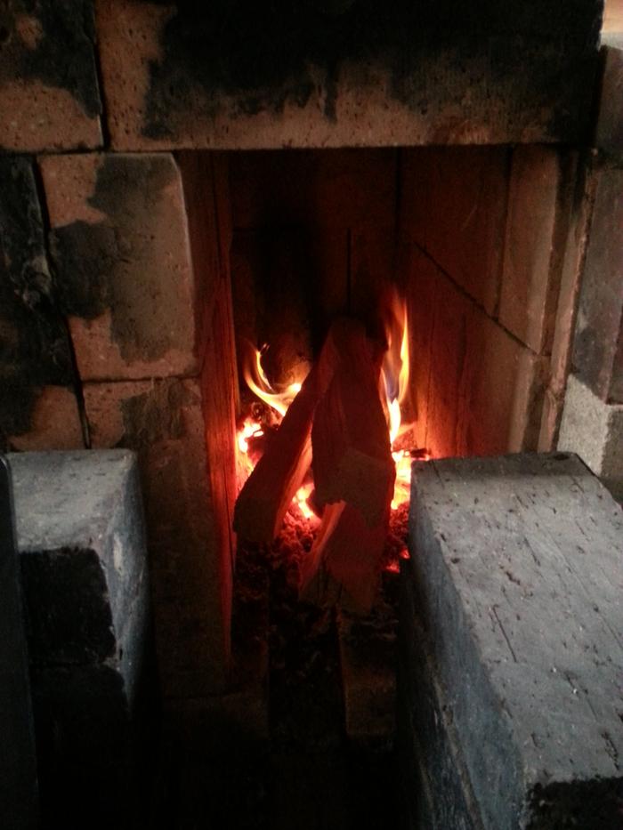 fire inside siesta