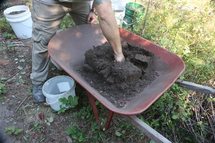 Cory destroys the soil cube