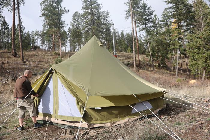 Tent with chimney!