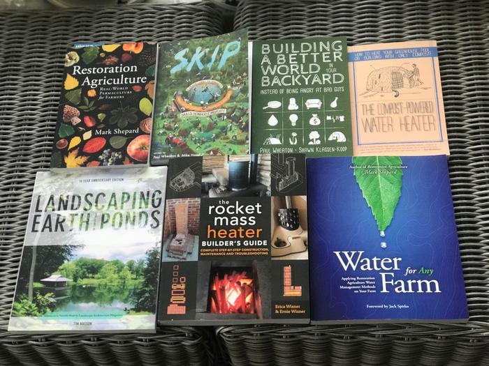 permaculture books I'm reading