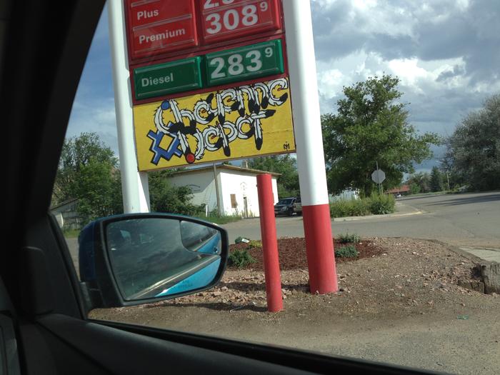 first stop at an native american reservation