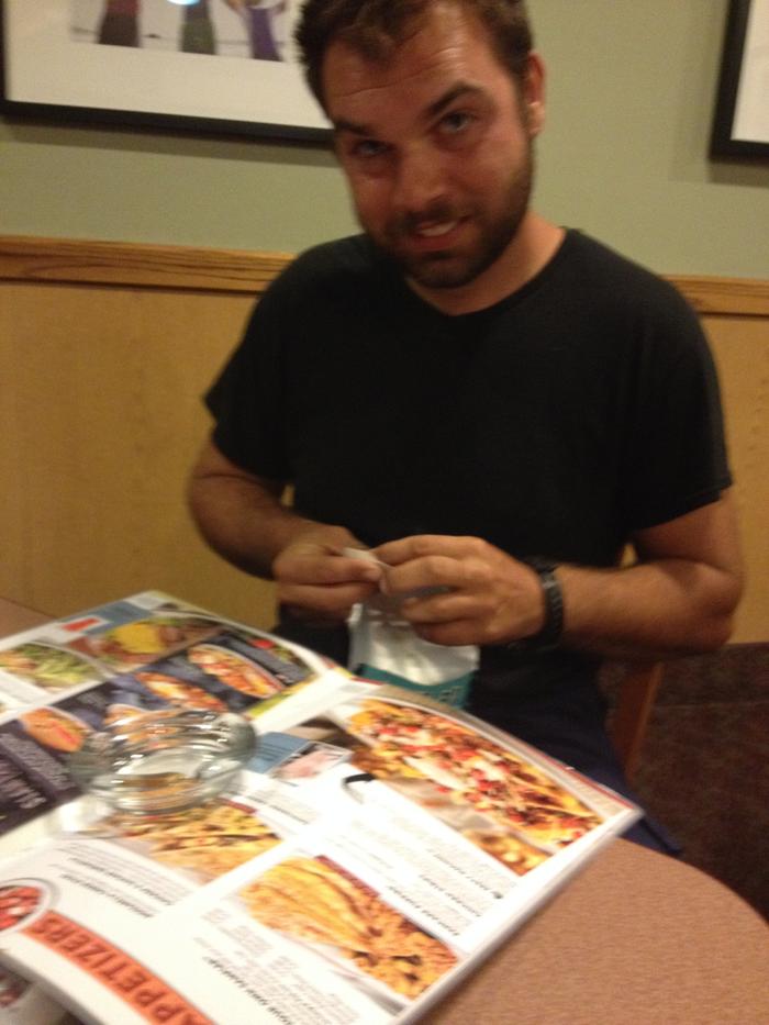 Smoking in a food joint?! WHAT?!