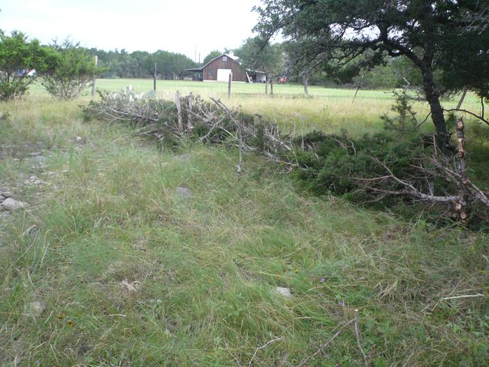 Most of the work completed on brush dam