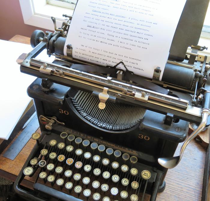 old typewriter for sale