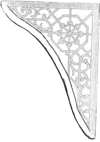 shelf bracket pattern B