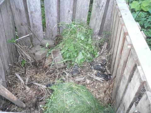 This compost pile is better organised