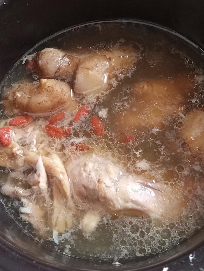 In slow cooker