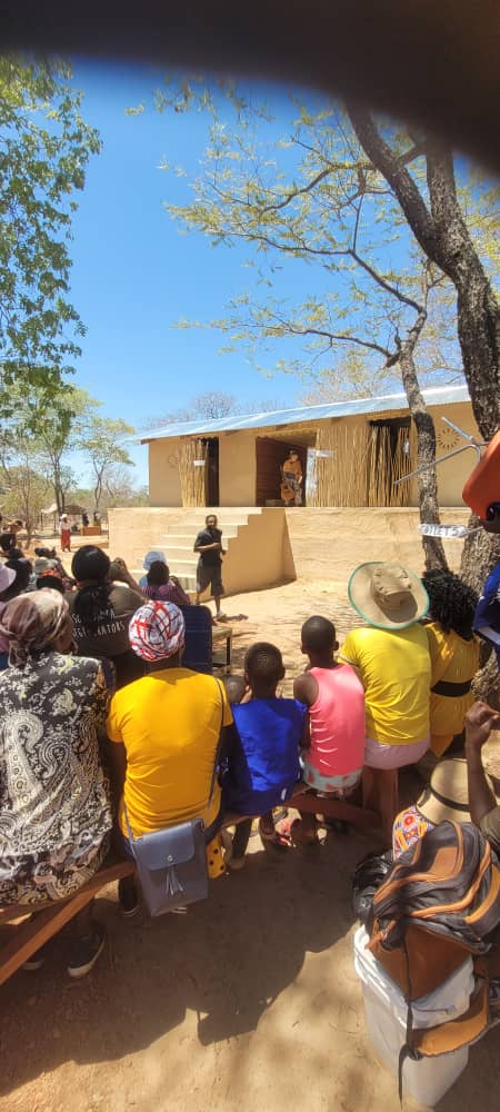 Rammed earth composting toilet