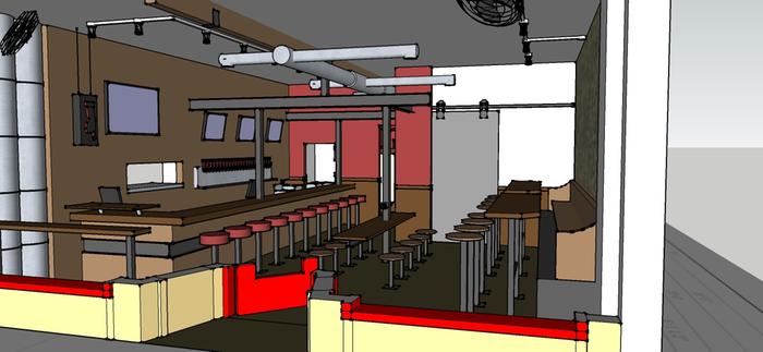 A custom restaurant expansion for my neighborhood joint, 600 Degrees Pizzeria and Drafthouse.