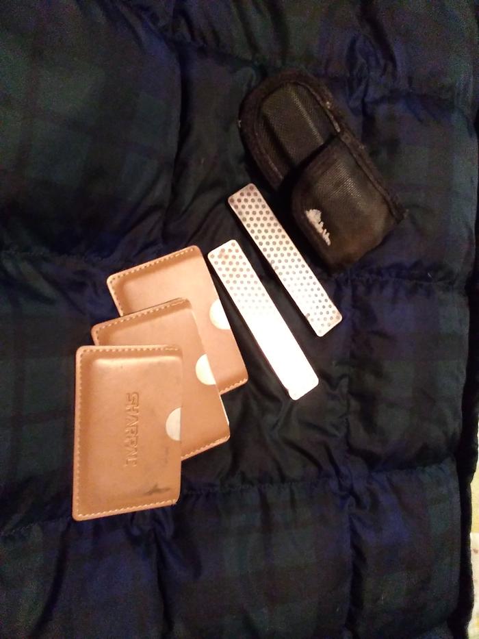 SharPal diamond plates and DMT diamond stones