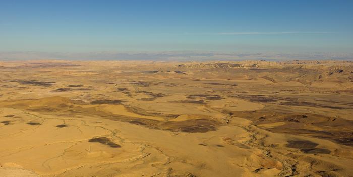 Negev desert by Andrew Shiva WikiMedia.org, not lookin' very fertile after 10k years of ag