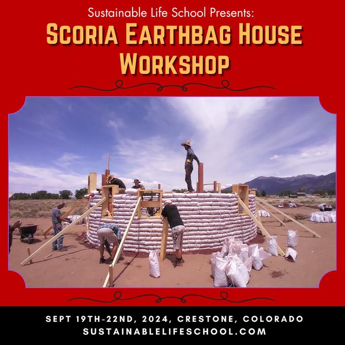 Earthbag workshop poster