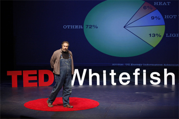 Paul Wheaton Ted talk with pie chart