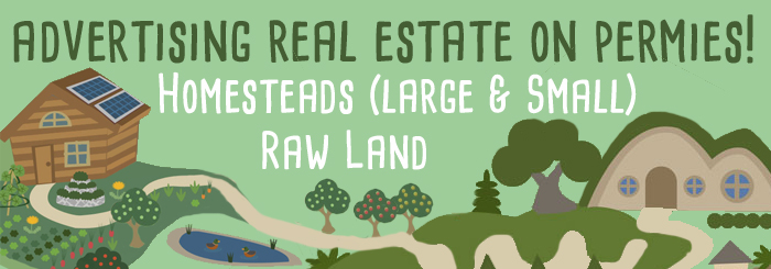 sell homesteads and raw land on permies