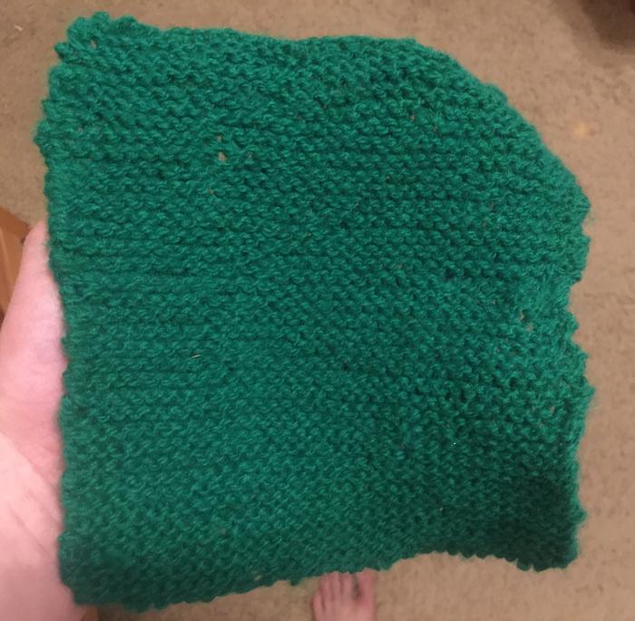 Knitted Washcloth