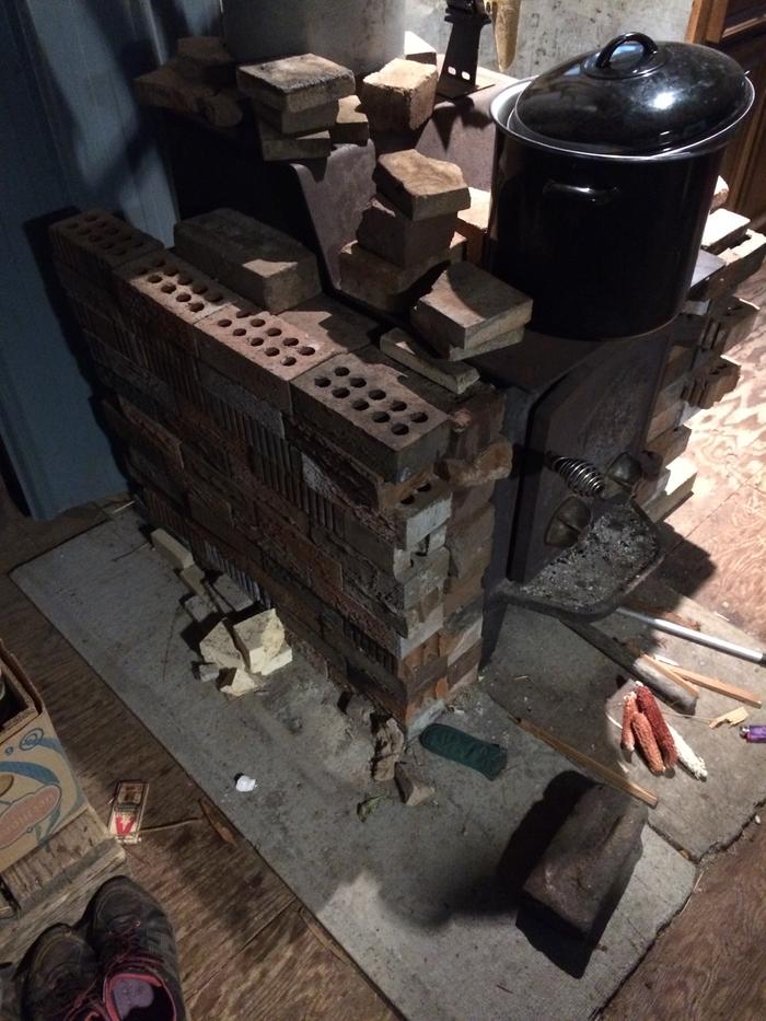 Before i changed the way i stacked the bricks