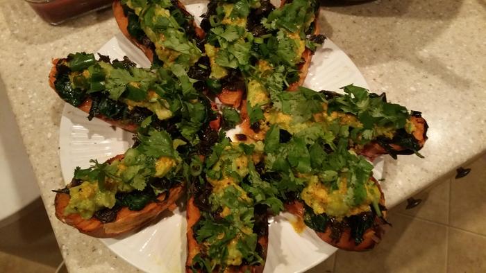 vegan Stuffed Sweet Potatoes