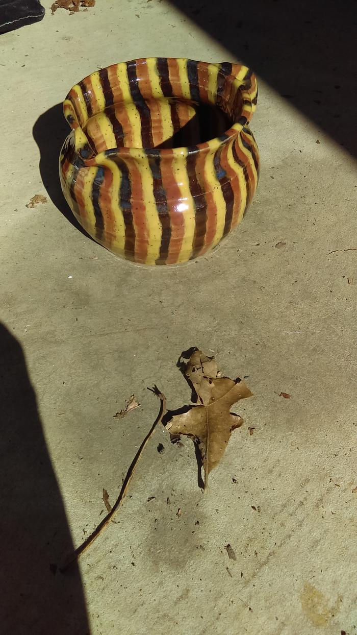 I am very proud of pottery I make