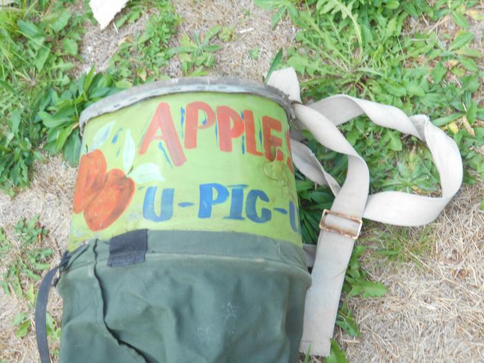 Old apple picking basket