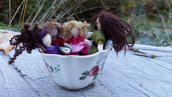 waldorf fairies dolls teacup family