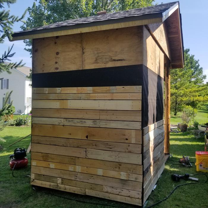 siding the shed