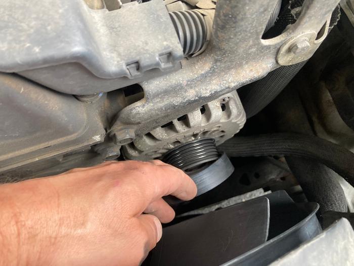 Removing the belt 