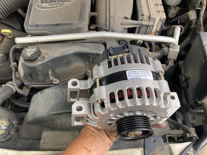 The new alternator 