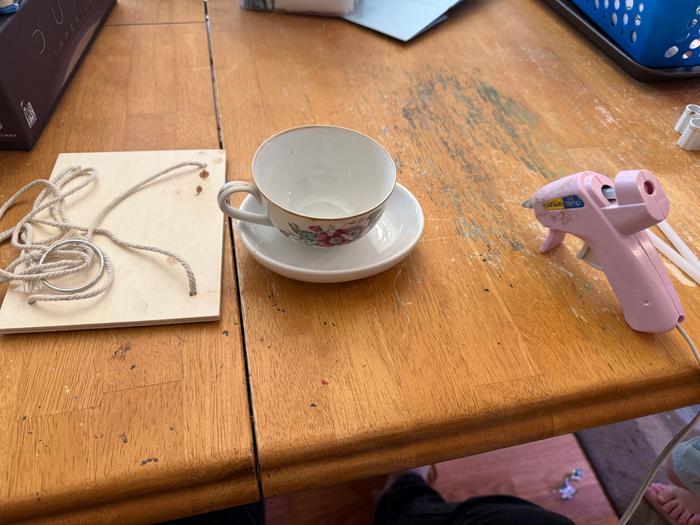 Materials. (Later I also used a hammer and nails)