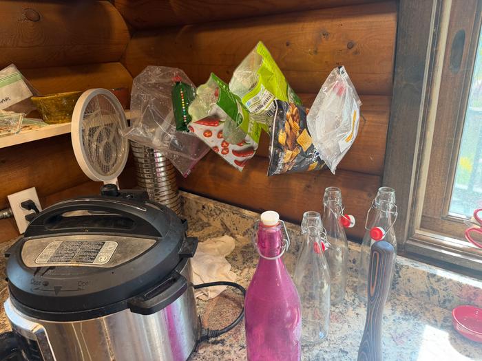 Drying bags.