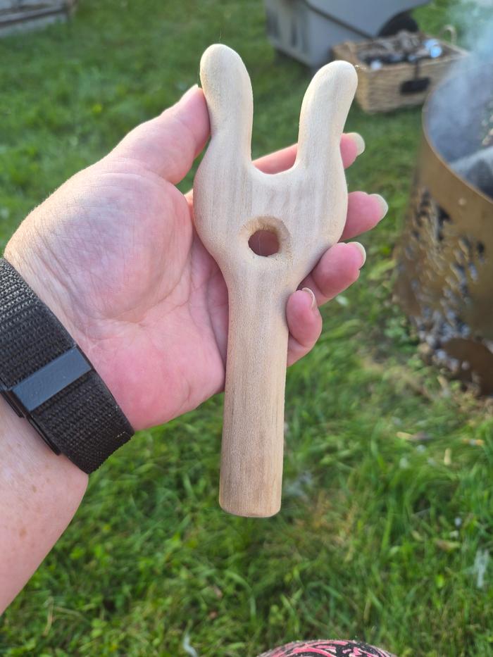 Completed lucet with no rough edges to snag my materials