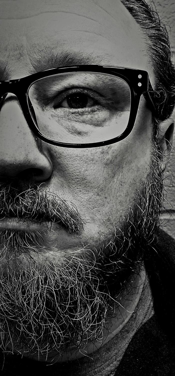 B&W self-portrait 2023