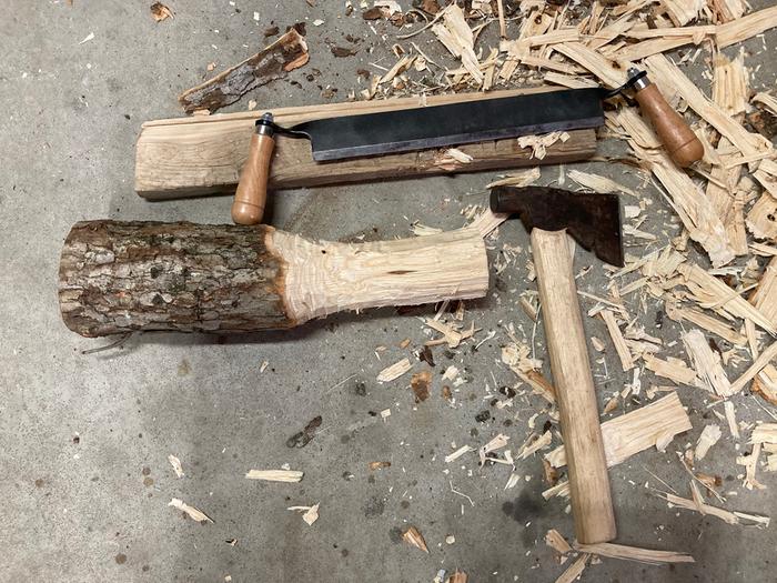 Halfway with tools 