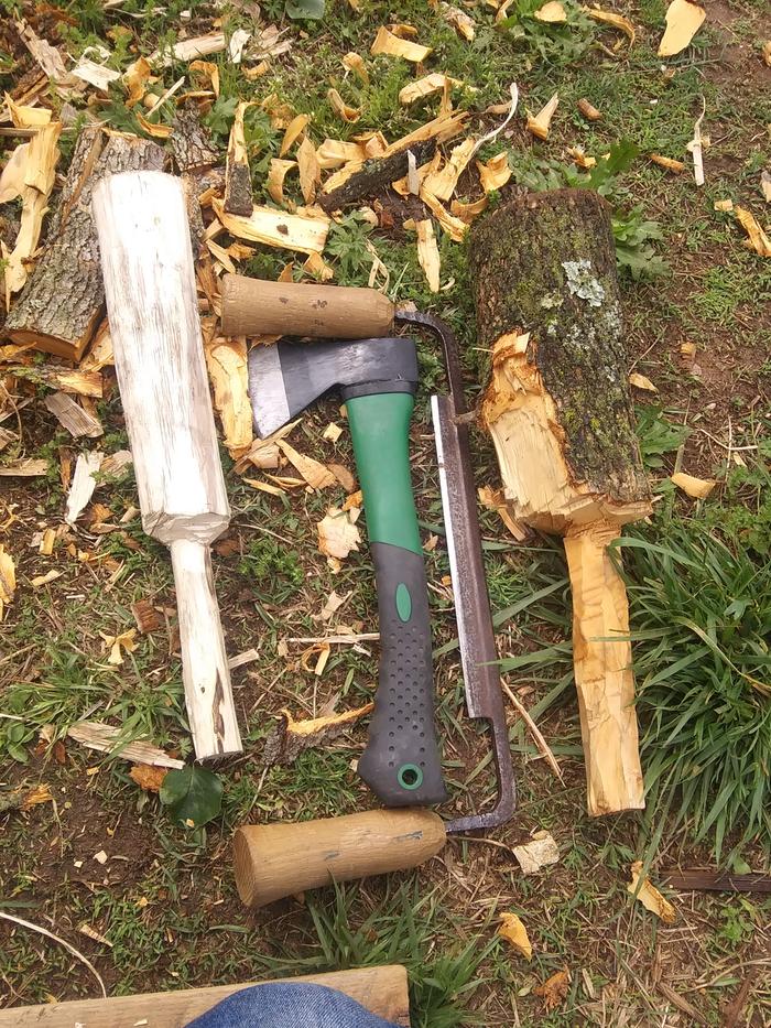 wood mallet making