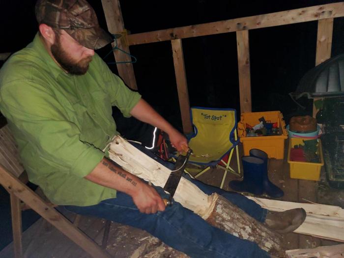 shaping wooden mallet