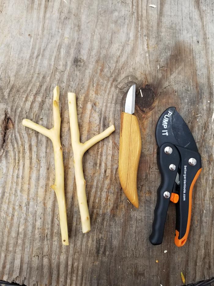 compled hooks with the hand tools I used