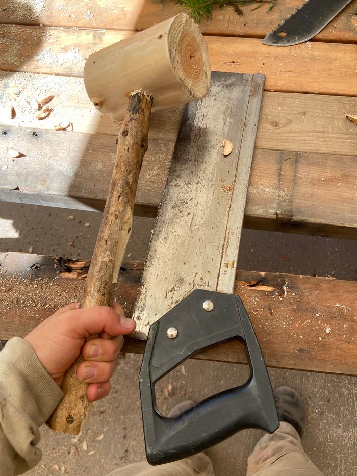 [Thumbnail for Attachment-3_roundwood_compound-mallet_final-product-with-hand-saw.JPG]