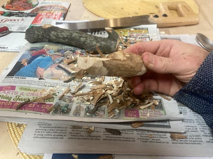 Took advantage of existing split to form a drop shape