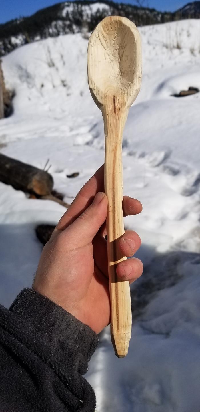 fir wooden spoon