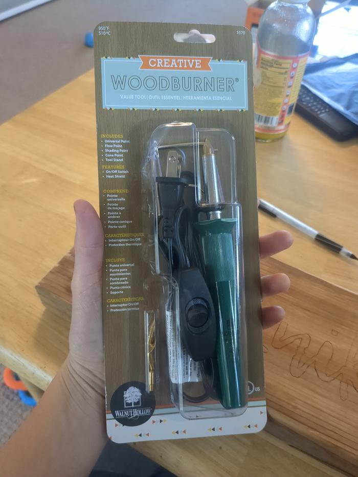 Cheap wood burning tools.