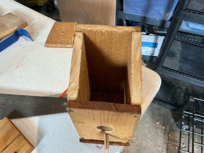 Before I put the roof on