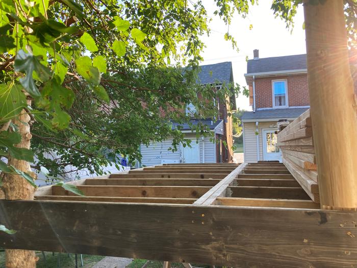 Deck before