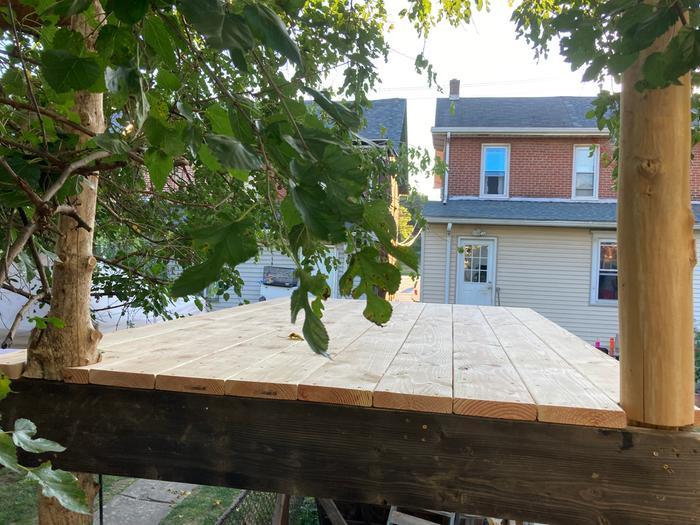 Finished deck boards